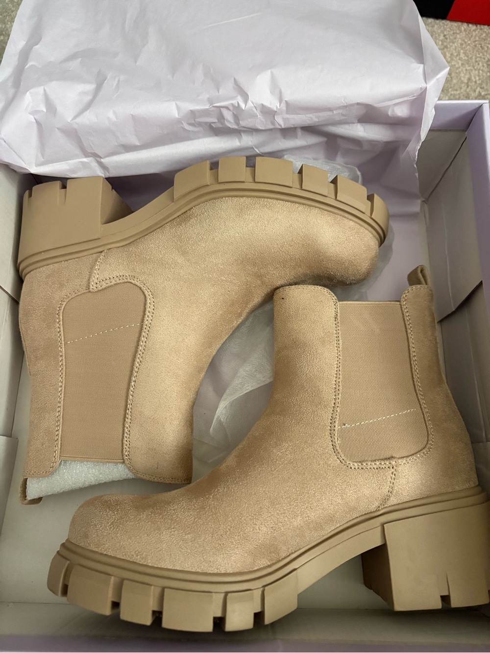 Madden Girl Beige Boots